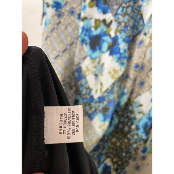 Vintage J.B.S Women's Fairy Midi Dress Size 20 Plus Size Flutter Sleeve Whimsy - Picture 15 of 16